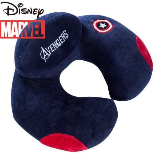 Disney U-shaped Pillow Neck Pillow Driving U-shaped Neck Pillow Marvel Captain America Car Pillow