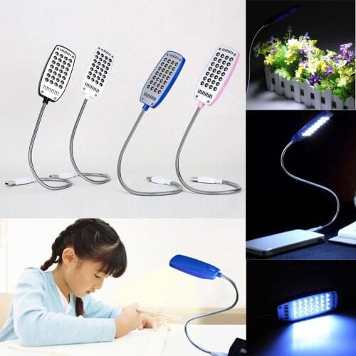 White ultra Bright 28 LED USB Mini Light 28LED Lights Flexible Computer Lamp Laptop PC Desk Reading 0001