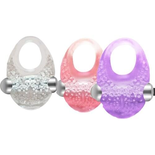 Delay Cocking Cage Ring Vibrating Sex Products Vibrator Delayed Ejaculation Penis Ring Clitoris massager Adult products For Men