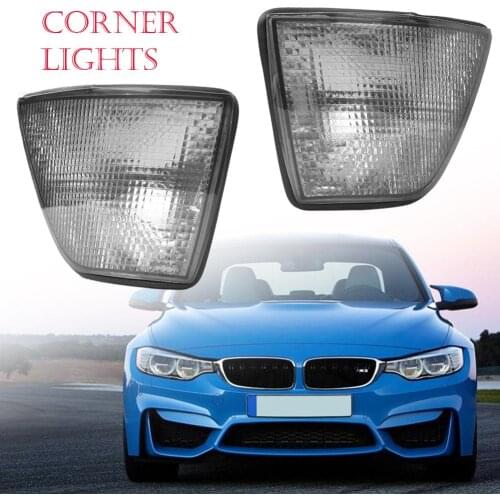 1 Pair Smoked Lens Corner Lights Lamps without Bulbs 63138353279 63138353280 Product Weight 132g Small Easy And Convenient