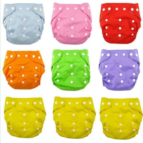 1pcs Summer Newborn Baby Nappy Cloth Diapers Reusable Baby Diapers Waterproof Diaper Covers Washable Nappy Changing