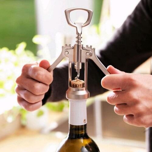 1PCS Bottle Beer Cap Opener Steel Waiter Bottle Beer Portable Beer Bottle Opener Multifunctional Metal Wine Corkscrew