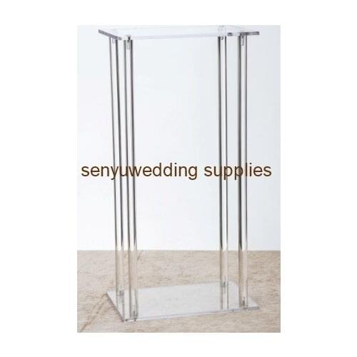 10pcs )30x15cm width )H50cm/100cm) Acrylic Silk Flowers Artificial Colorful Flowers Perfect Wedding Table Centerpieces seu0551