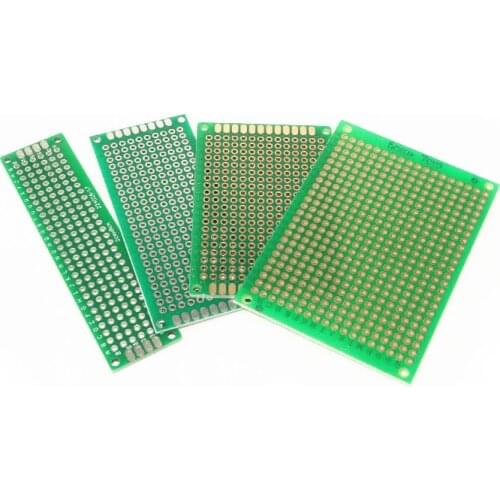 4pcs/lot 4x6 5x7 6x8 7x9 Double Side Prototype PCB Universal Printed Circuit Board Protoboard For Arduino In Stock