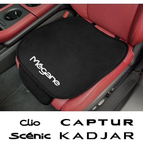 Car Seat Pad Cover Driver Front Seat Cushion Cover Protector For Renault Megane Clio Captur Kadjar Scenic Laguna Zoe Accessories