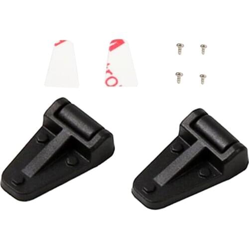 2PCS Black Plastic Engine Cover Hinge Modified Decoration for 1/10 RC Crawler Traxxas -4 TRX4