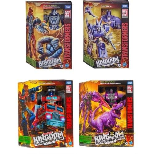 TAKARATOMY Transformers: War for Cybertron Siege V Optimus Primal Cyclonus Megatron Action Figure Model Dolls Toys Kids Gifts