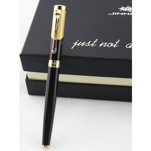 Jinhao Diamond clip Financial Fountain Pen EF 0.38mm Business Office Gift Student Ink Pens School Supplies Stationery