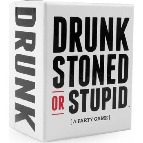2021 Hot DRUNK STONED OR STUPID Tarot Drunk Fool European And American Hot Card Card Board Game Friends Party Card Toys