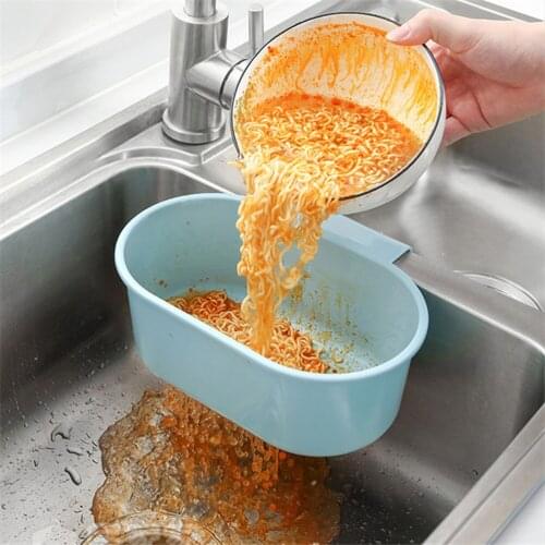 Sink Strainer Kitchen Waste Filter Basket Hanging Storage Rack for Kitchen Gadgets