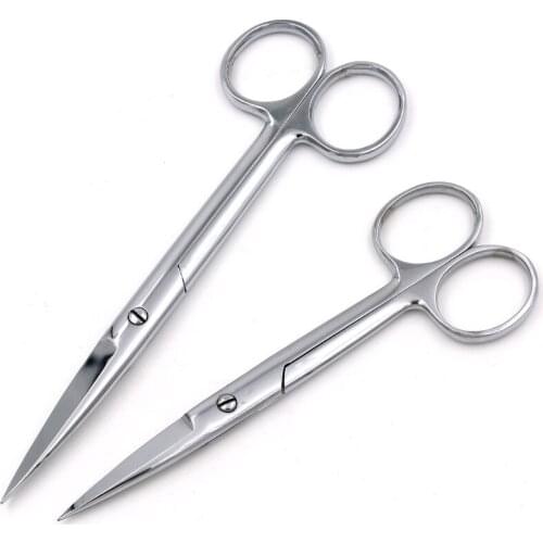 Medical Stainless Steel Scissors Straight Curved Scissors Gauze Scissors Scissors Surgical Organizer Scissors Ophthalmic Scissor