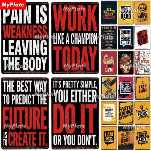 Excitation Metal Sign Vintage Plaque Tin Sign Wall Decor For Home Bar Pub Plate Crafts Art Poster Gift Custom Make Drop Shipping