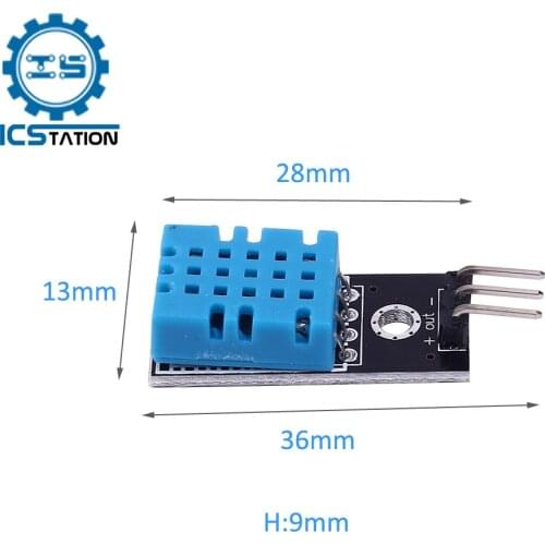 DHT11 Temperature and Humidity Sensor Module with Cable DIY Electronics for Arduino