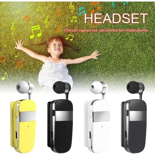 2021 New For Bluetooth Headset Wireless Single-ear Collar Clip Earphone Noise-canceling Headphones Headset Earphone Accessories