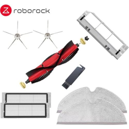 New Roborock accessories, removable main brush, cleaning tool, pentagonal side brush, washable filter for S5 Max S6 S50