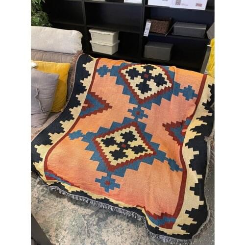 National Knitting Thread Blanket Bohemia Home Decor Sofa Blankets Bedspread Office Rest Leisure Summer Throw Couch Car Blankets