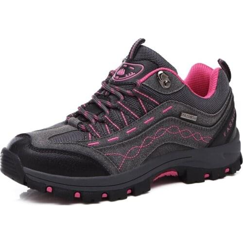 Couples Hiking Shoes Slip Non-slip Rubber Soles Women Autumn Winter Mens Trekking Waterproof Mountain Climbing Shoes 36-44