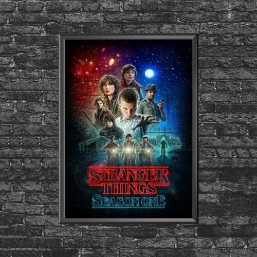 Stranger Things - Season One Movie Poster Canvas Art Print Wall Painting Home Decoration (No Frame)