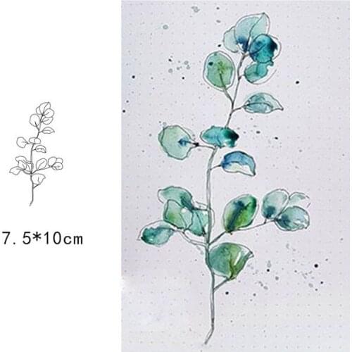 Clear Stamps Silicone Seal for DIY Scrapbooking Card Plants Leaves Rubber Stamps Making Photo Album Handemade Crafts Stamps