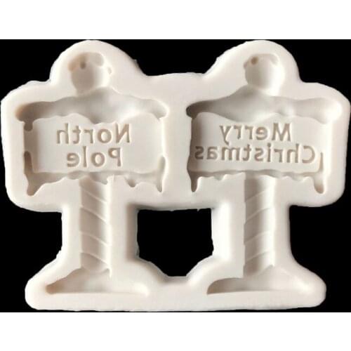 Christmas Series Liquid Silicone Mold Diy Fondant Cake Baking Mold B080