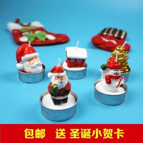 Christmas gift decorations holiday party creative Christmas Eve gift old man snowman Christmas stocking candle