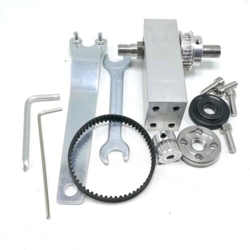 Diy table saw spindle assembly small chainsaw spindle base micro table saw accessories mini cutter drive shaft