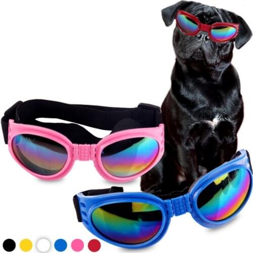 New Attractive Pet Dog Sunglasses Sun Glasses Goggles Eye Wear Protection Dress Up Multi-Color Water-Proof Boom Cool Pet glasses