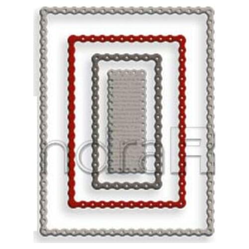 Wave-Frame with Piercing Points Metal Cutting Die Scrapbook Embossed Paper Card Album Craft Template Cut Die New for 2021