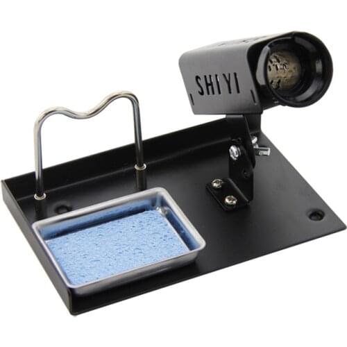 High Quaility Noble Soldering Iron Support Stand Station Metal Basewith 1 Sponge cleaner