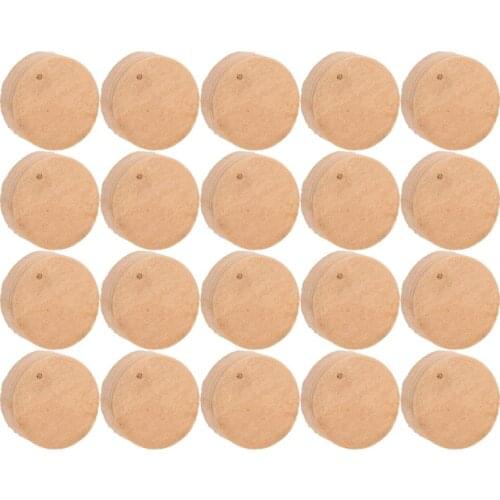 20Pcs 9.5mm Trumpet Cork Pads, Trumpet Repairing Cork Pads Trumpet Water Key Spit Value Cork Pad