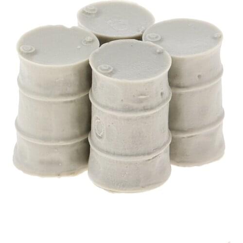 200L 1:35 WWII Soldier Resin Models Scenario Oil Cans for Stage