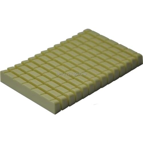 50pcs Classical Guitar Bridge Upper Nut Saddles Plastic Ivory White