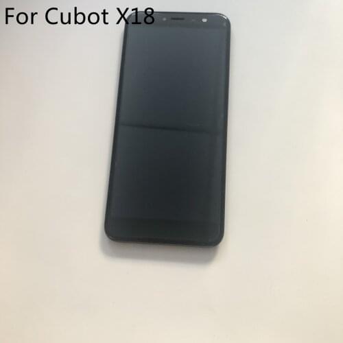 Cubot X18 Used LCD Display Screen + Touch Screen + Frame For Cubot X18 MT6737T Quad Core 5.7" HD 720x 1440 Smartphone