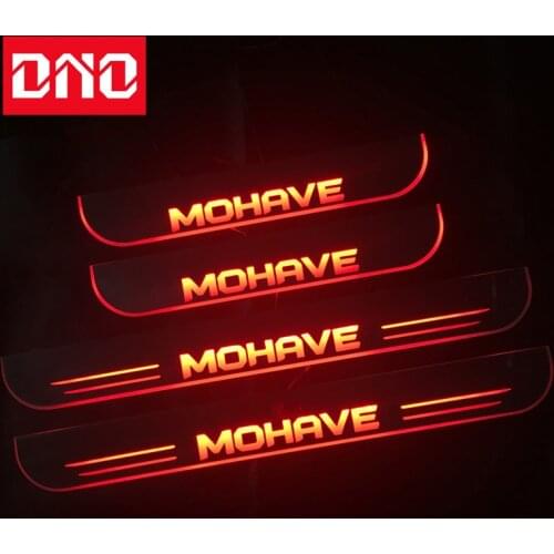 DNO Door Sill Scuff Plate Pedal Ligths For Kia Mohave 2019 2020 Threshold Led Bar Pathway Dynamic Welcome Lamp