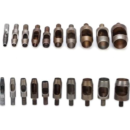 Fabric Paper Leather Hole Punch Cutter Tool Die Mold for Hand Press Machine Belt Hollow Cutter Metal Punch Leather Craft Tool