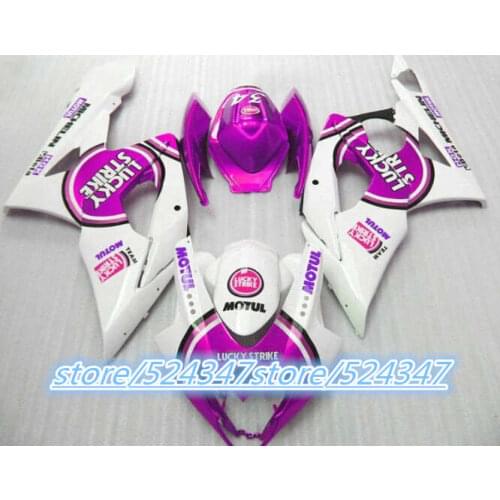 Purple fairing body kit for silver green black blue fairings GSXR1000 2005 2006 green flames black fairing kit GSXR 1000 05 06
