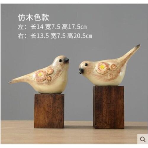 Bird furnishings move to new home gift housewarming gift ark furniture store decoration home furnishing creative display props