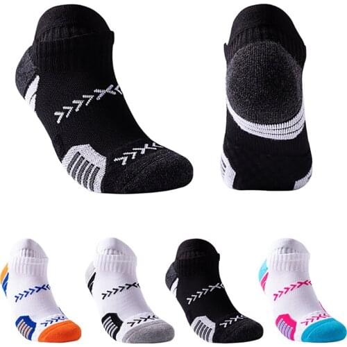 Running Socks High Elastic Comfortable Breathable Texture Sports Socks Men Women Fitness Boat Socks Basketball Cycling Socks