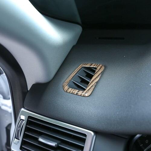 2 Pcs For Land Rover Discovery Sport Car-Styling Luxury Interior Accessory Dashboard Frame Cover Trim Sands Wood Grain