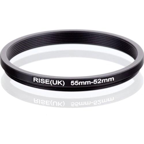 RISE(UK) 55mm-52mm 55-52 mm 55 to 52 Step down Filter Ring Adapter