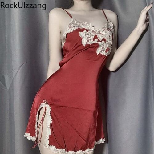 Женские ночные сорочки Rockulzzang China At AliExpress