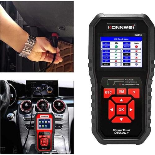 Full Function Car Fault Code Reader Engine Check Scanner Diagnostic Tool OBD2 Car Diagnostics Multi-languages Universal Car Tool