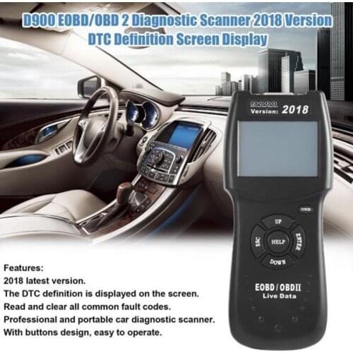 Latest Version V2019 D900 Code Reader CANSCAN scanner OBD2 Live PCM Data Scanner Auto Code EOBD Diagnostic Car Scanner