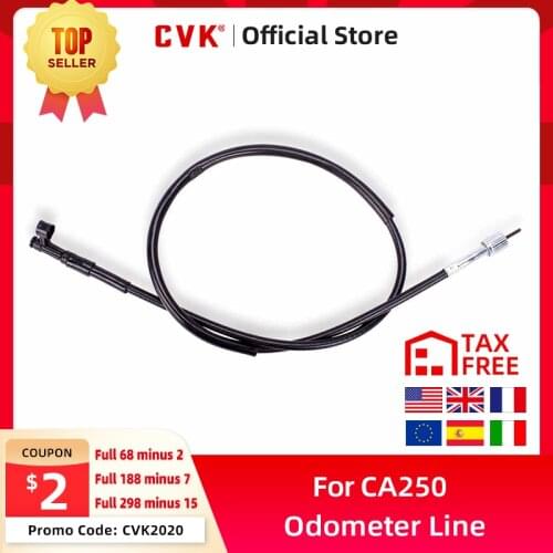 CVK Speedometer Cable Digital Odometer Line For HONDA CA250 Motorcycle Accessories