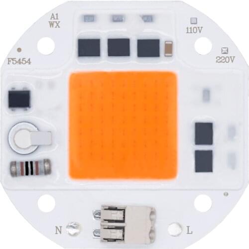 LED COB Chip 20W 30W 50W Easy Welding AC220V For Grow Plant Light Full Spectrum For Greenhouse plant light Fill light Aquatic