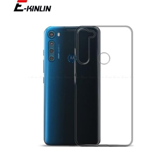 Ultra Thin Clear Soft TPU Case For Motorola Moto One 5G Action Hyper Fusion Plus Macro Vision Silicone Back Cover