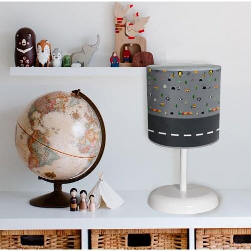 Car Pattern Children 'S Room Night light Table Top Lamps Lighting lampshade Star Cloud Educational Lighting