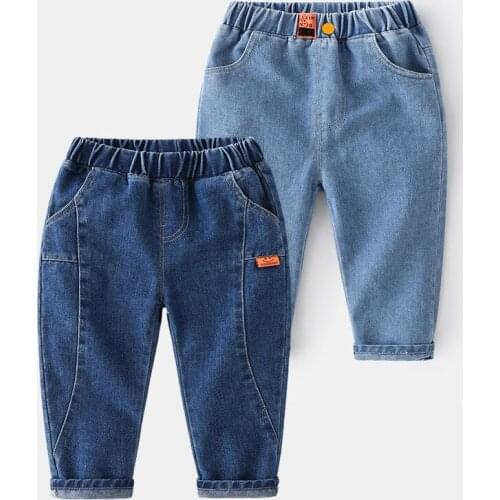 Spring Girls Jeans Baby Kids Jeans for Children Boys Girls Leggings Denim Pants Toddler Pants Girls Kids Pants for Boy Girl 2-8Y