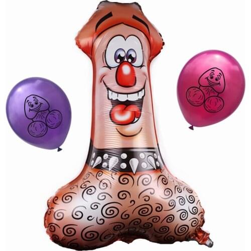 Bachelorette Party 58x90cm Sexy Big Penis Foil Balloon Decorations Aluminium Balloon Hen Night Party Bride Team To Be Supplies,Q