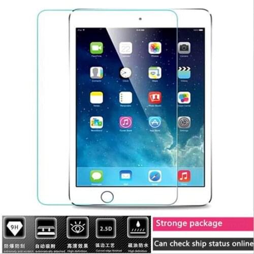 9H about 0.3MM premium 2.5D curved tempered glass screen protector for apple 2017 ipad pro 9.7 air 1 2 protective film